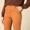 imageAmazon Essentials Womens HighRise SlimFit FullLength StraightLeg Khaki PantCaramel
