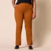 imageAmazon Essentials Womens HighRise SlimFit FullLength StraightLeg Khaki PantCaramel