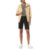 imageAmazon Essentials Womens MidRise SlimFit 10quot Inseam Bermuda Khaki ShortBlack