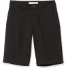 imageAmazon Essentials Womens MidRise SlimFit 10quot Inseam Bermuda Khaki ShortBlack