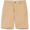 imageAmazon Essentials Womens MidRise SlimFit 10quot Inseam Bermuda Khaki ShortKhaki Brown