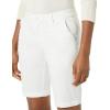 imageAmazon Essentials Womens MidRise SlimFit 10quot Inseam Bermuda Khaki ShortWhite