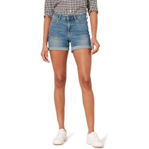 imageAmazon Essentials Womens MidRise Slim Fit 4quot Denim ShortsMedium Wash