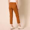 imageAmazon Essentials Womens HighRise RegularFit AnkleLength TaperedLeg Khaki PantCaramel