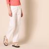 imageAmazon Essentials Womens Linen Blend Drawstring Relaxed Fit Wide Leg Pant Available in Plus SizeBright White