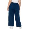 imageAmazon Essentials Womens Linen Blend Drawstring Relaxed Fit Wide Leg Pant Available in Plus SizeDark Blue