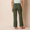 imageAmazon Essentials Womens Linen Blend Drawstring Relaxed Fit Wide Leg Pant Available in Plus SizeDark Olive