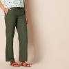 imageAmazon Essentials Womens Linen Blend Drawstring Relaxed Fit Wide Leg Pant Available in Plus SizeDark Olive