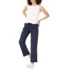 imageAmazon Essentials Womens Linen Blend Drawstring Relaxed Fit Wide Leg Pant Available in Plus SizeNavy