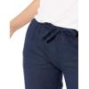 imageAmazon Essentials Womens Linen Blend Drawstring Relaxed Fit Wide Leg Pant Available in Plus SizeNavy