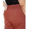 imageAmazon Essentials Womens Linen Blend Drawstring Relaxed Fit Wide Leg Pant Available in Plus SizeTerracotta