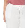 imageAmazon Essentials Womens Linen Blend Drawstring Relaxed Fit Wide Leg Pant Available in Plus SizeWhite