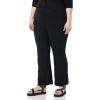 imageAmazon Essentials Womens Wide Rib Flared Ankle Pant Previously Daily RitualBlack