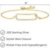 imageAmazon Essentials Cubic Zirconia Bracelet in 18k Gold Plated Sterling Silver9