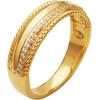 imageAmazon Essentials Cubic Zirconia MultiRow Band Ring in Sterling SilverYellow