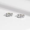 imageAmazon Essentials Half Clear Hoop EarringsWhite