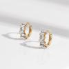 imageAmazon Essentials Half Clear Hoop EarringsYellow Gold