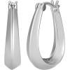 imageAmazon Essentials UShaped Hoop Earrings 187mmSilver