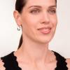 imageAmazon Essentials UShaped Hoop Earrings 187mmSilver