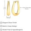 imageAmazon Essentials UShaped Hoop Earrings 187mmYellow