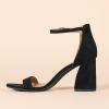 imageAmazon Essentials Womens High Heel NolaBlack Faux Suede