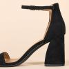 imageAmazon Essentials Womens High Heel NolaBlack Faux Suede