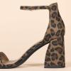 imageAmazon Essentials Womens High Heel NolaLeopard Faux Suede