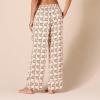 imageAmazon Essentials Womens RegularFit FullLength Satin Pajama PantsPale Pink Blush Leopard