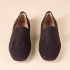 imageAmazon Essentials Womens Soft Minimal LoaferDark Brown Faux Suede