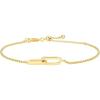 imageAmazon Essentials Interlocking Oval Paperclip Link Bracelet 8quotYellow