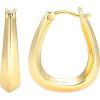 imageAmazon Essentials UShaped Hoop Earrings 187mmYellow