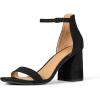 Black Faux Suede