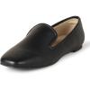 imageAmazon Essentials Womens Soft Minimal LoaferBlack Faux Leather