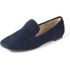 Navy Faux Suede