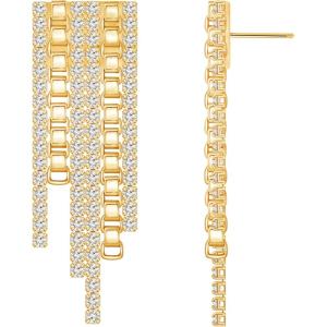 imageAmazon Essentials Staggered Dangle EarringsYellow Gold