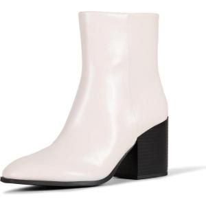 imageAmazon Essentials Womens Clean Heel Ankle BootIvory