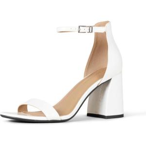 imageAmazon Essentials Womens High Heel NolaWhite Patent