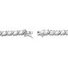imageAmazon Essentials Cubic Zirconia Wave Tennis Bracelet in Sterling Silver 8quotWhite