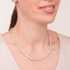 imageAmazon Essentials Cubic Zirconia Wave Tennis Necklace Sterling Silver 18quotYellow