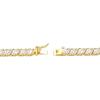 imageAmazon Essentials Cubic Zirconia Wave Tennis Necklace Sterling Silver 18quotYellow