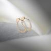 imageAmazon Essentials IGI Certified 05 Carat Genuine Lab Grown Diamond Hoops  14k Solid Gold Inside Out Hoop Earrings for Women  Hoop Earrings for Women  Gold Earrings  Size 17mmYellow Gold