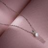 imageAmazon Essentials IGI Certified Solitaire Lab Grown Diamond Pendant Necklace in 14k Gold  16quot Chain with 2quot ExtenderWhite Gold