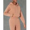 imageAmazon Essentials Womens Crop Pullover Hoodie Sweatshirt Available in Plus SizeLight Brown