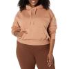 imageAmazon Essentials Womens Crop Pullover Hoodie Sweatshirt Available in Plus SizeLight Brown