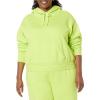 imageAmazon Essentials Womens Crop Pullover Hoodie Sweatshirt Available in Plus SizeLime Green