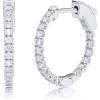 imageAmazon Essentials IGI Certified 05 Carat Genuine Lab Grown Diamond Hoops  14k Solid Gold Inside Out Hoop Earrings for Women  Hoop Earrings for Women  Gold Earrings  Size 17mmWhite Gold