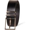 imageAmazon Essentials Womens Leather Refined Buckle Dress BeltBlack
