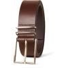 imageAmazon Essentials Womens Leather Refined Buckle Dress BeltBrown