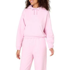imageAmazon Essentials Womens Crop Pullover Hoodie Sweatshirt Available in Plus SizePastel Pink