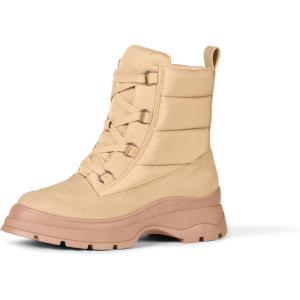 imageAmazon Essentials Womens Lace Up Puffer BootKhaki Brown